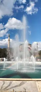 Chris 03 Hagia Sofia in een regenboog